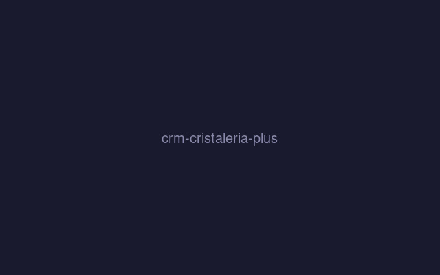 CRM Cristaleria Plus